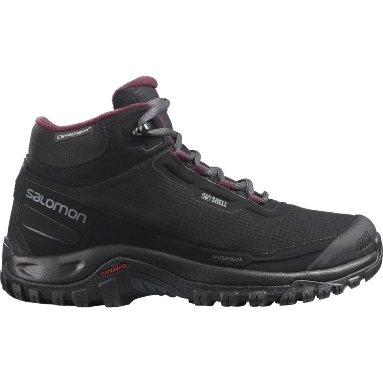 Salomon Shelter CSWP Women\'s Winter Boots Black | CA 62O79